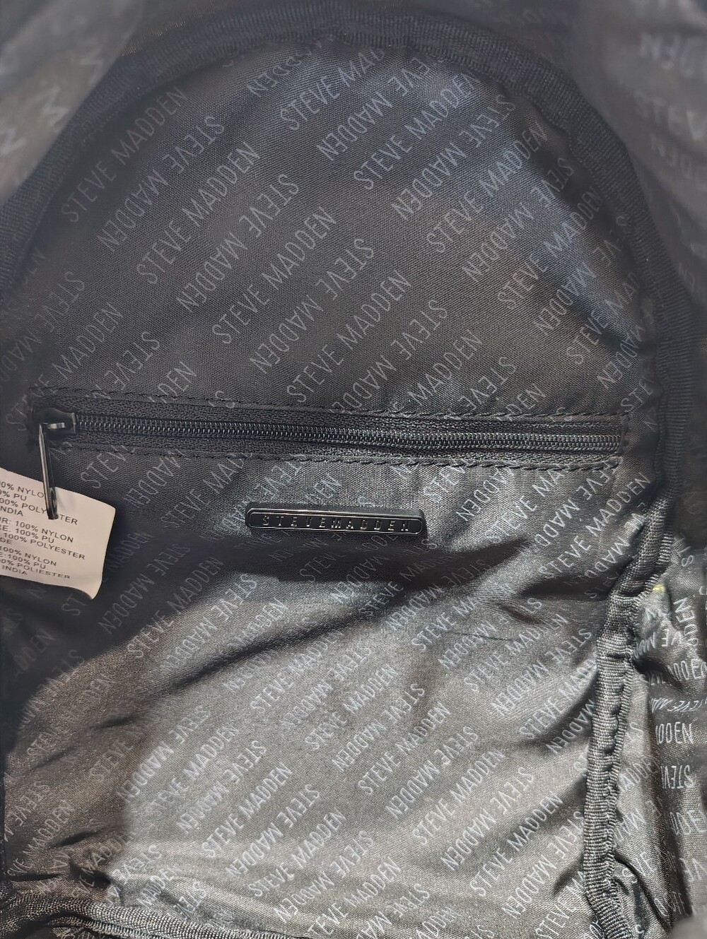 Steve Madden Mini Backpack Neon Pastel Yellow Nylon Sporty Athleisure Travel - Picture 10 of 11